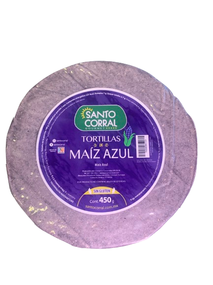 Tortilla de Maíz Azul